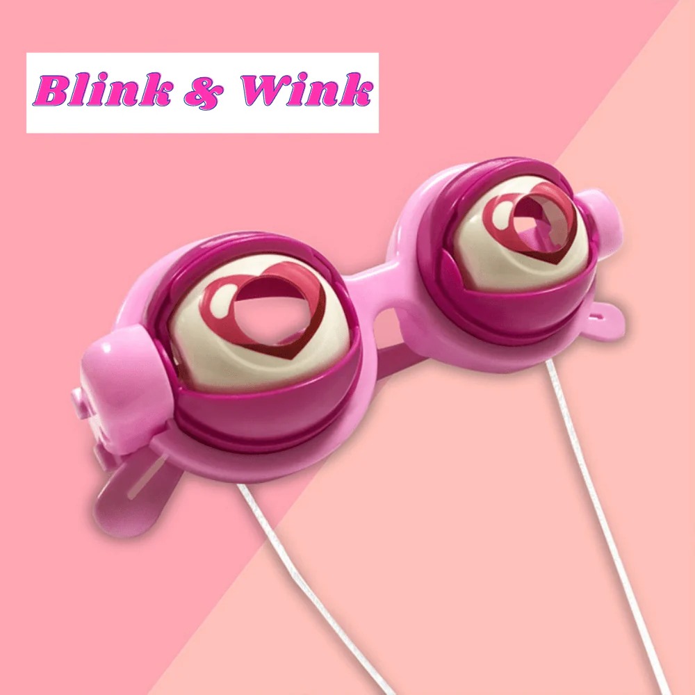 Animatronic Blinking Eye Glasses – Funny Manual Moving Eyes Party Shades 👀😂