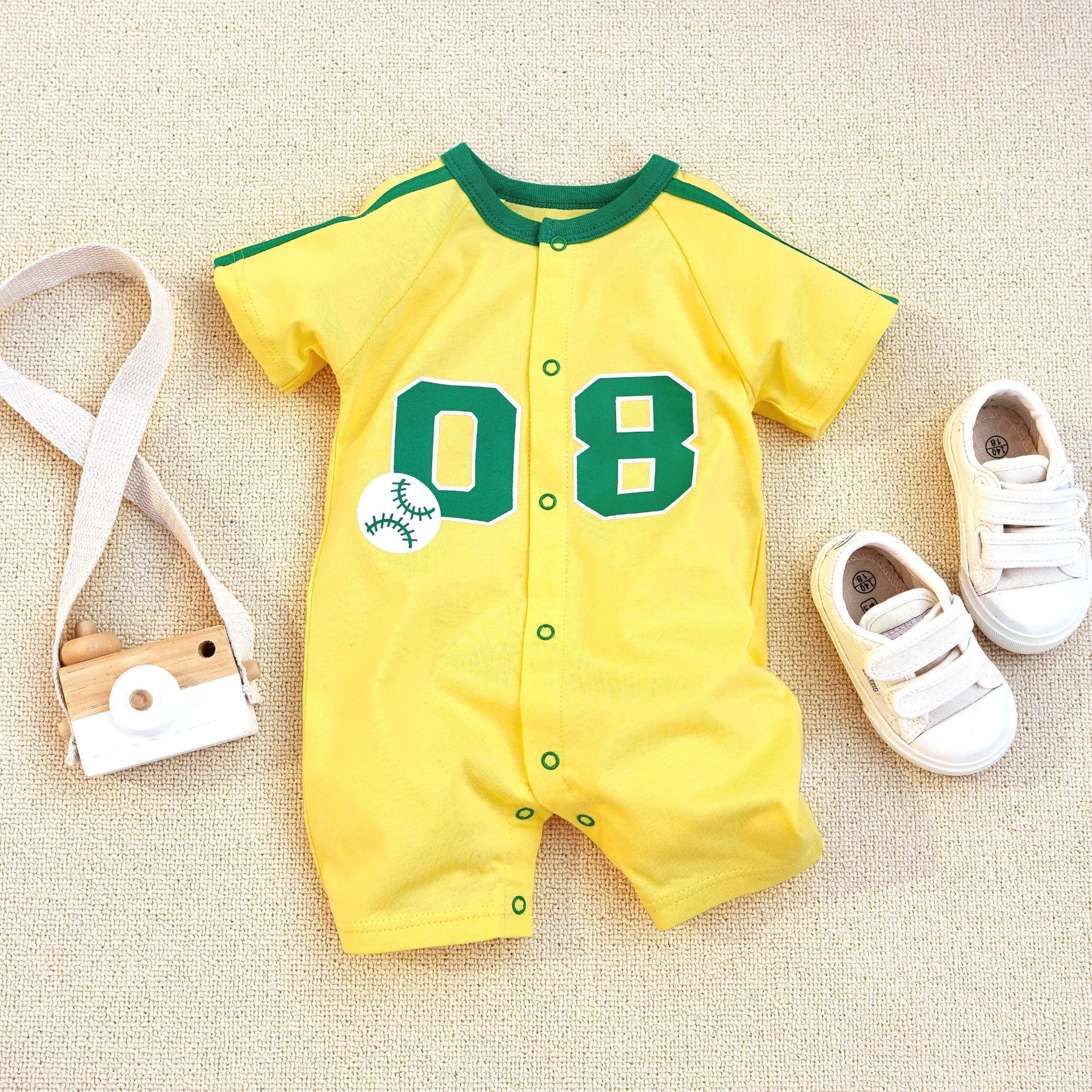 Baby Boys 08 Romper Short Sleeve Jumpsuits