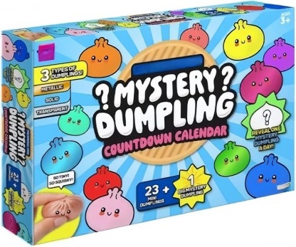 Dumpling Squishy Countdown Calendar – 24 Days of Cute Stress Relief 🥟✨