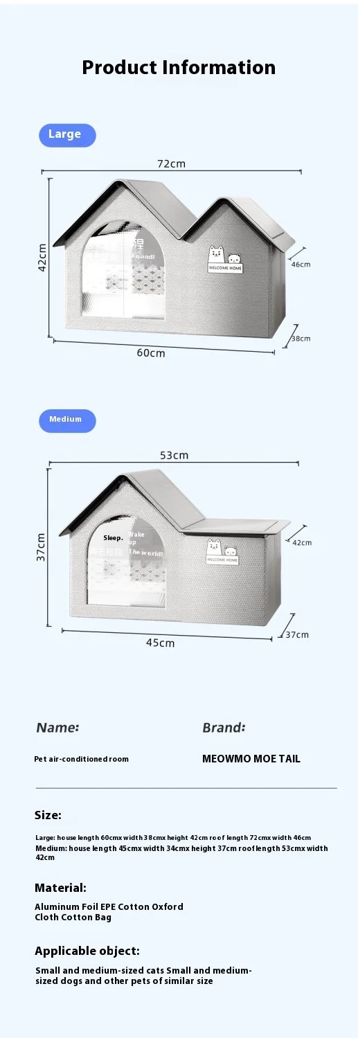 Pet AC House – The Coolest Spot In The House 🐾❄️