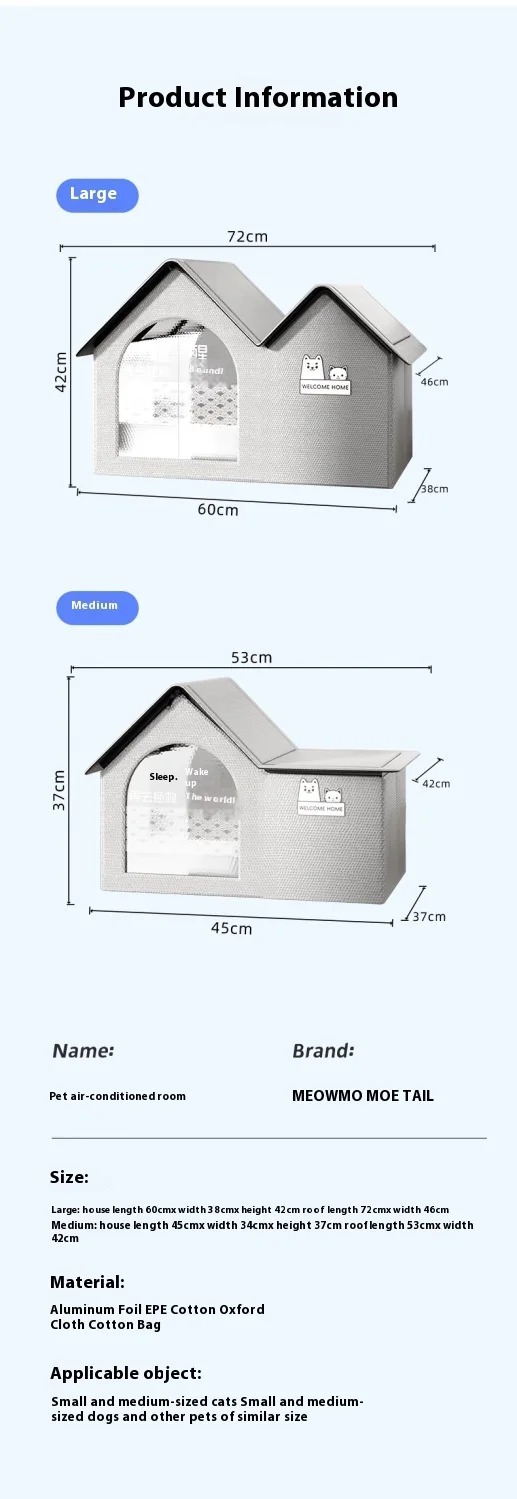 Pet AC House – The Coolest Spot In The House 🐾❄️