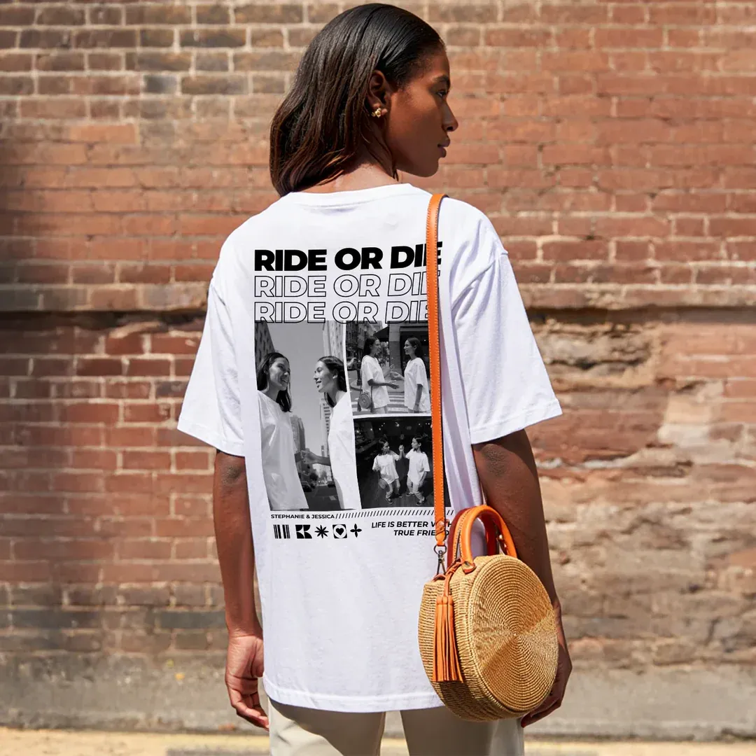 Personalized T-shirt "BESTIES"