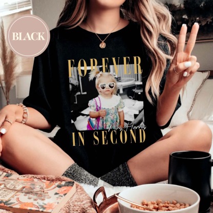 Custom Forever In Second Photo T-Shirt