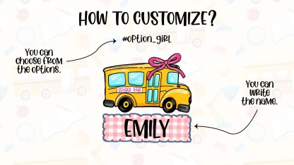 Custom Back to School T-Shirt - School Bus