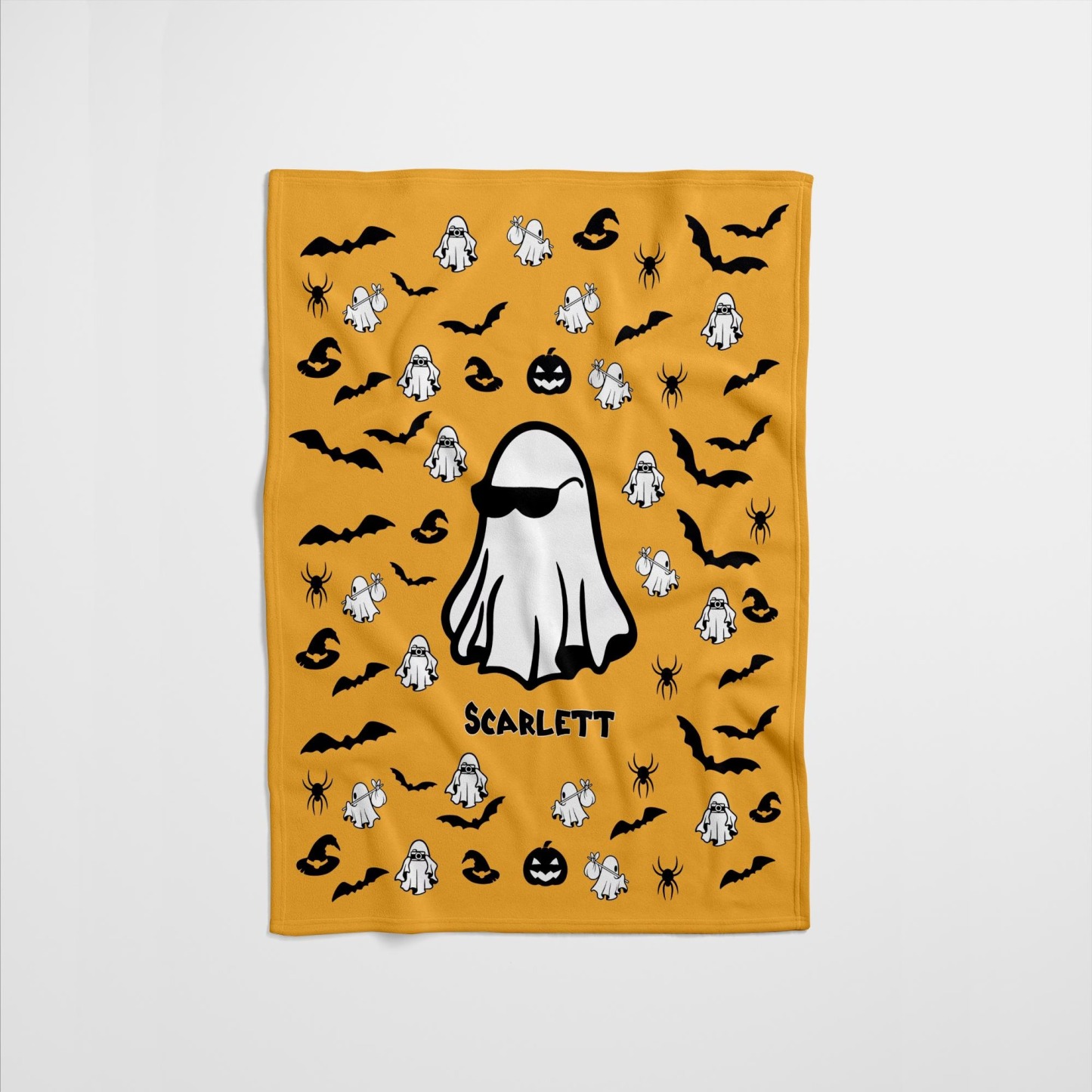 Carnival Ghost Halloween Blanket