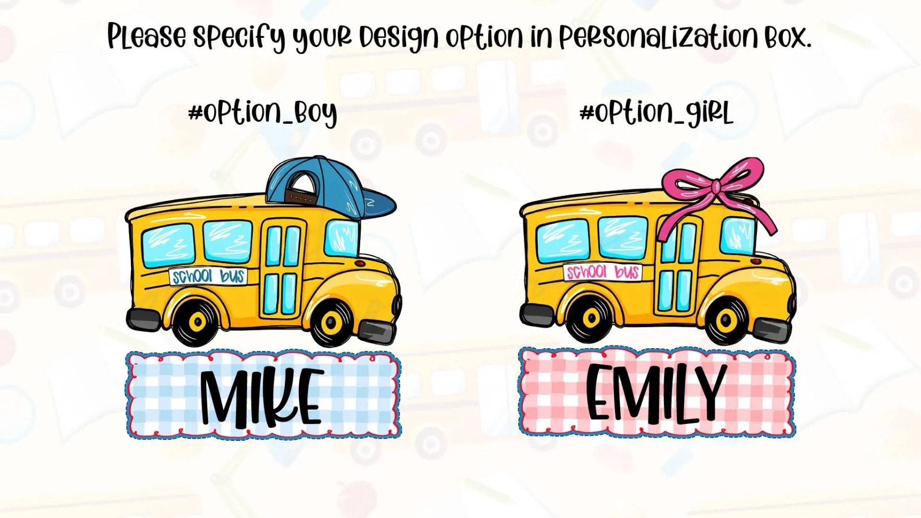 Custom Back to School T-Shirt - School Bus