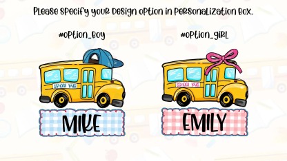 Custom Back to School T-Shirt - School Bus