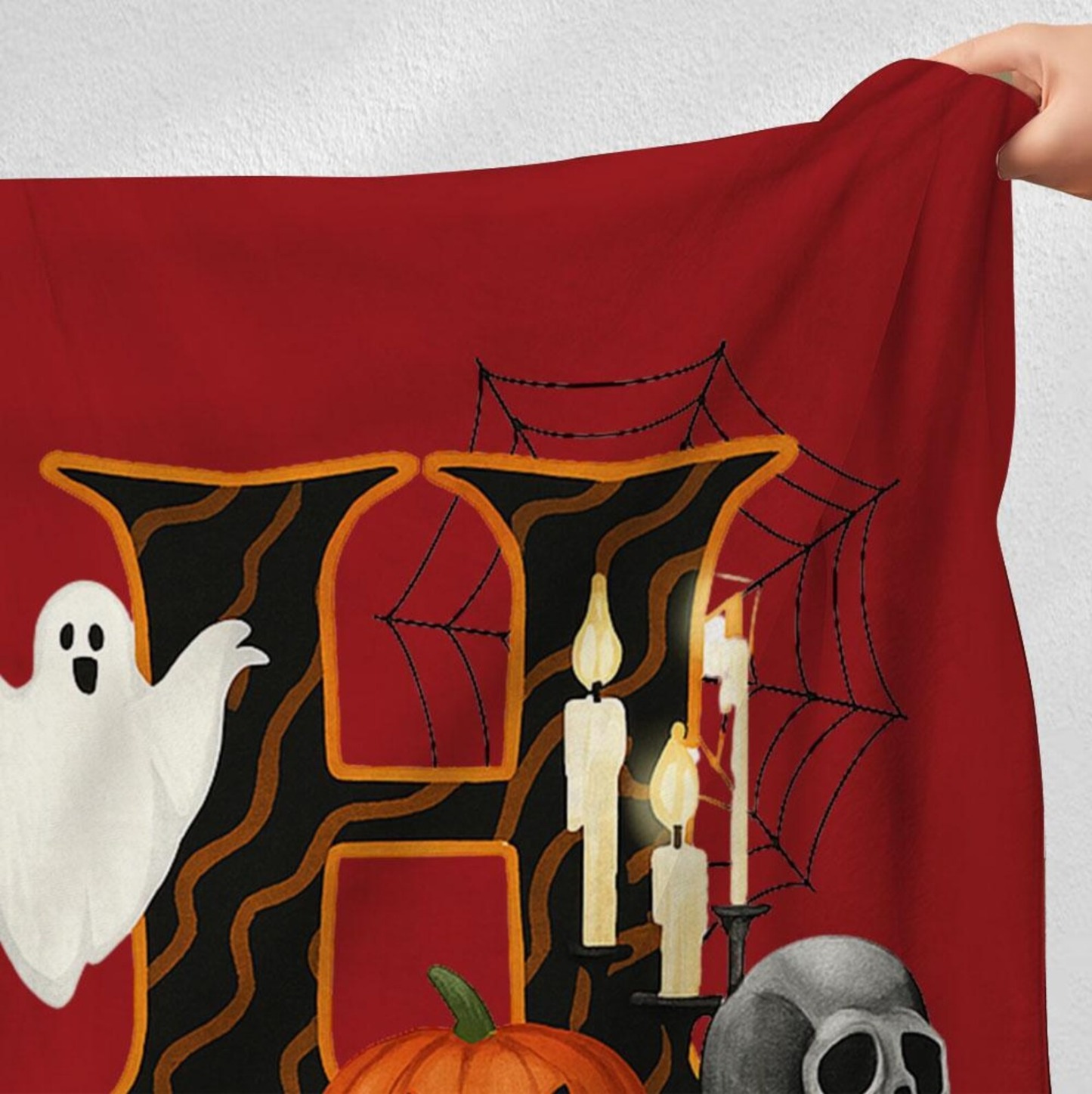 Custom Name Halloween Blanket