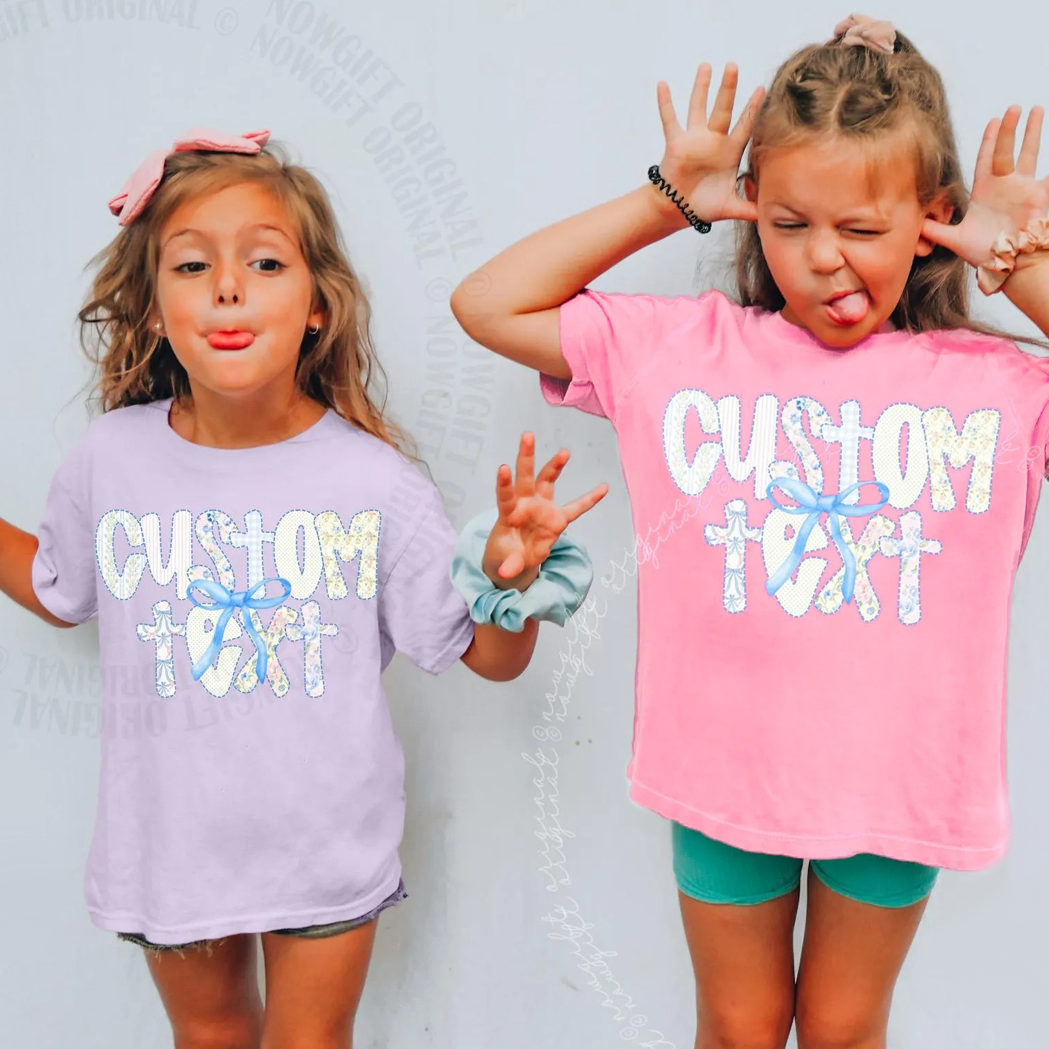 Custom Back to School T-Shirt - Bowtie Calligraphy