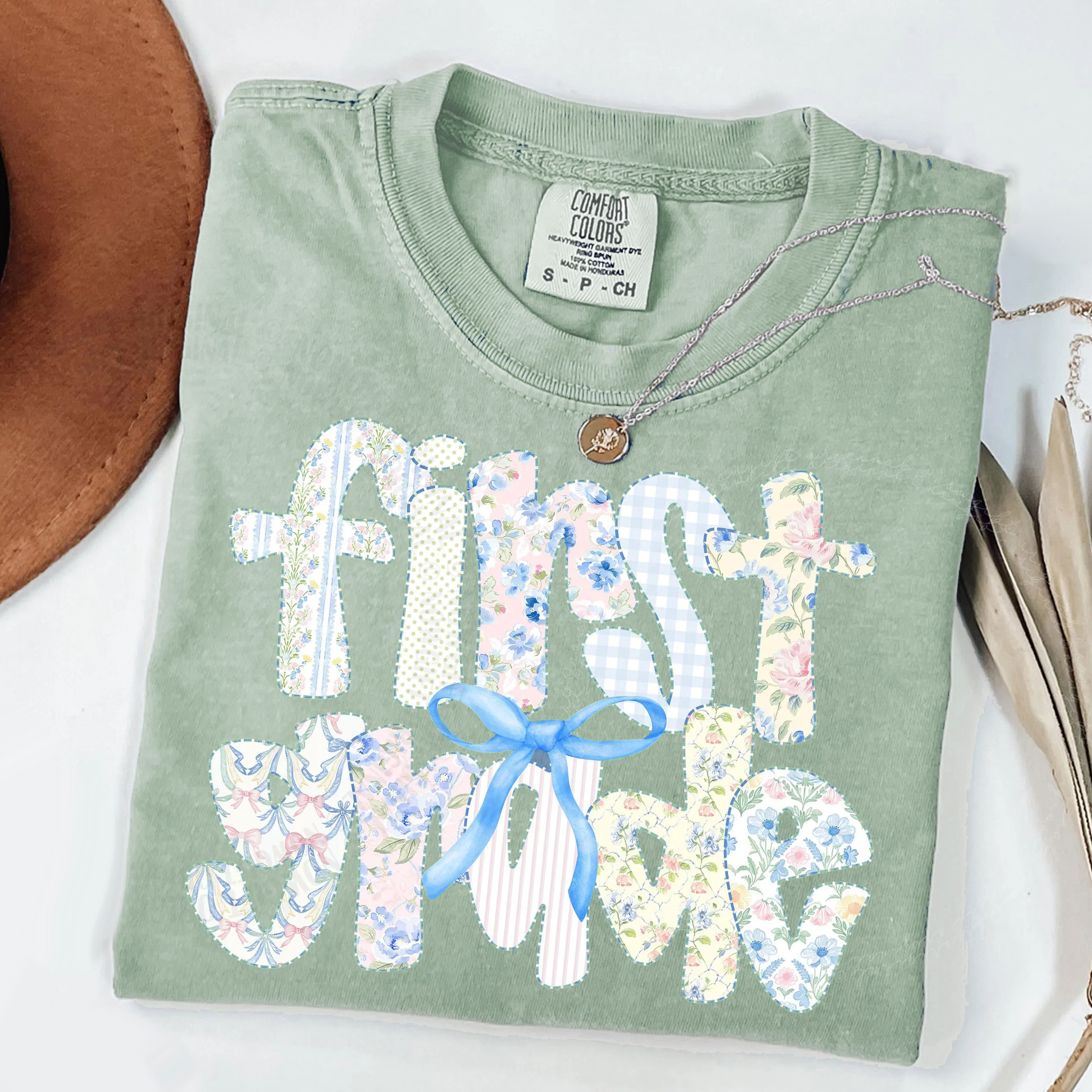 Custom Back to School T-Shirt - Bowtie Calligraphy