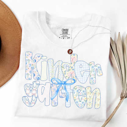 Custom Back to School T-Shirt - Bowtie Calligraphy