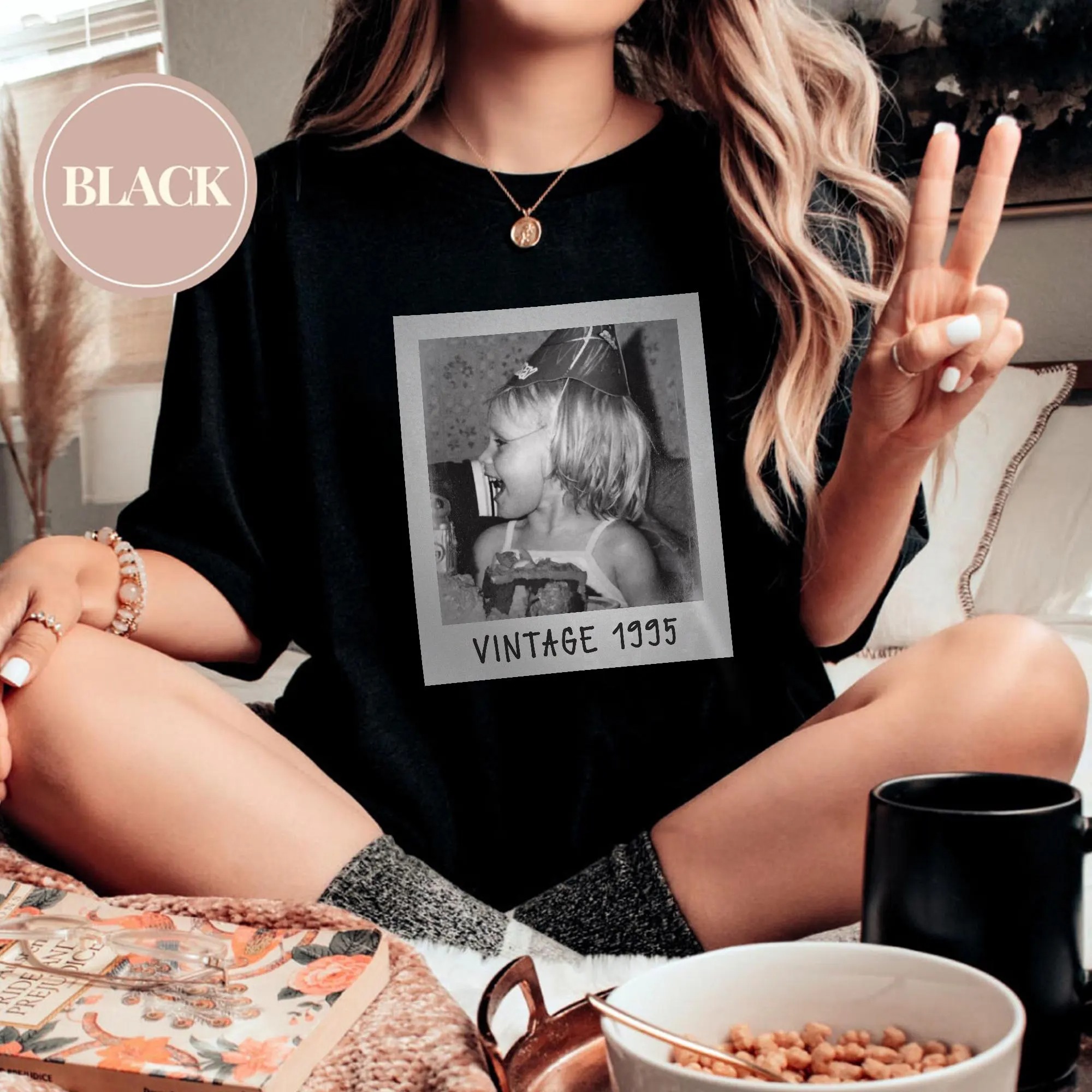 Custom Polaroid Retro Photo T-Shirt