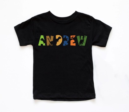 Custom Back to School T-Shirt - Trendy Dinosaur