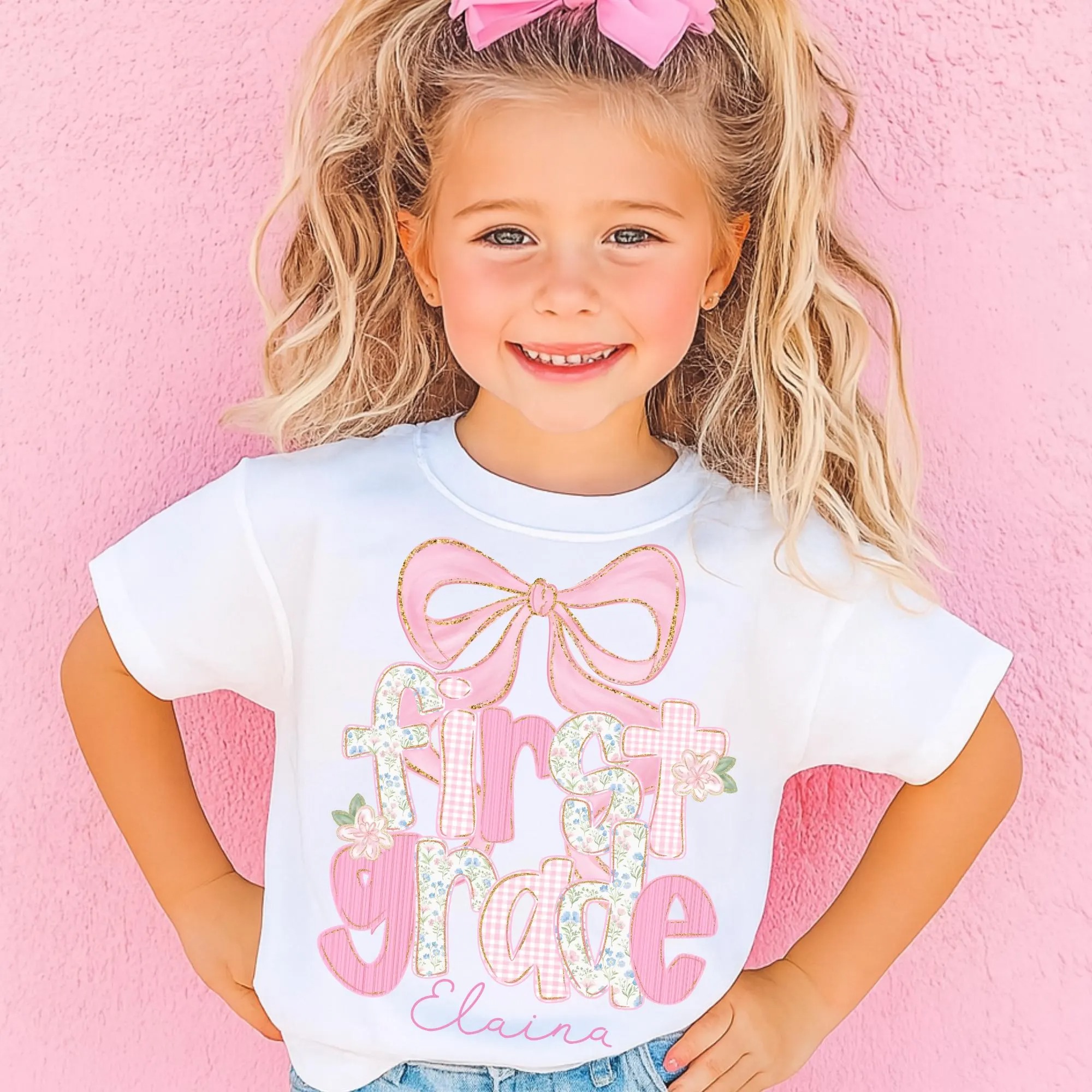 Custom Back to School T-Shirt - First Grade