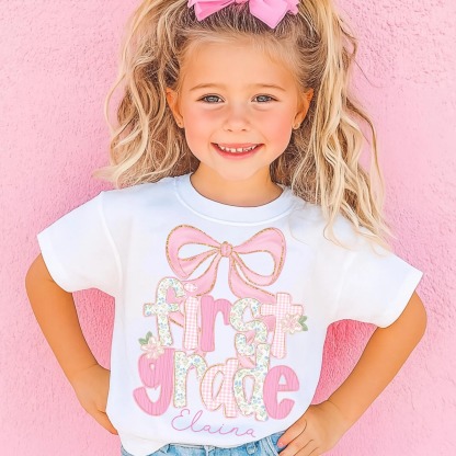 Custom Back to School T-Shirt - First Grade