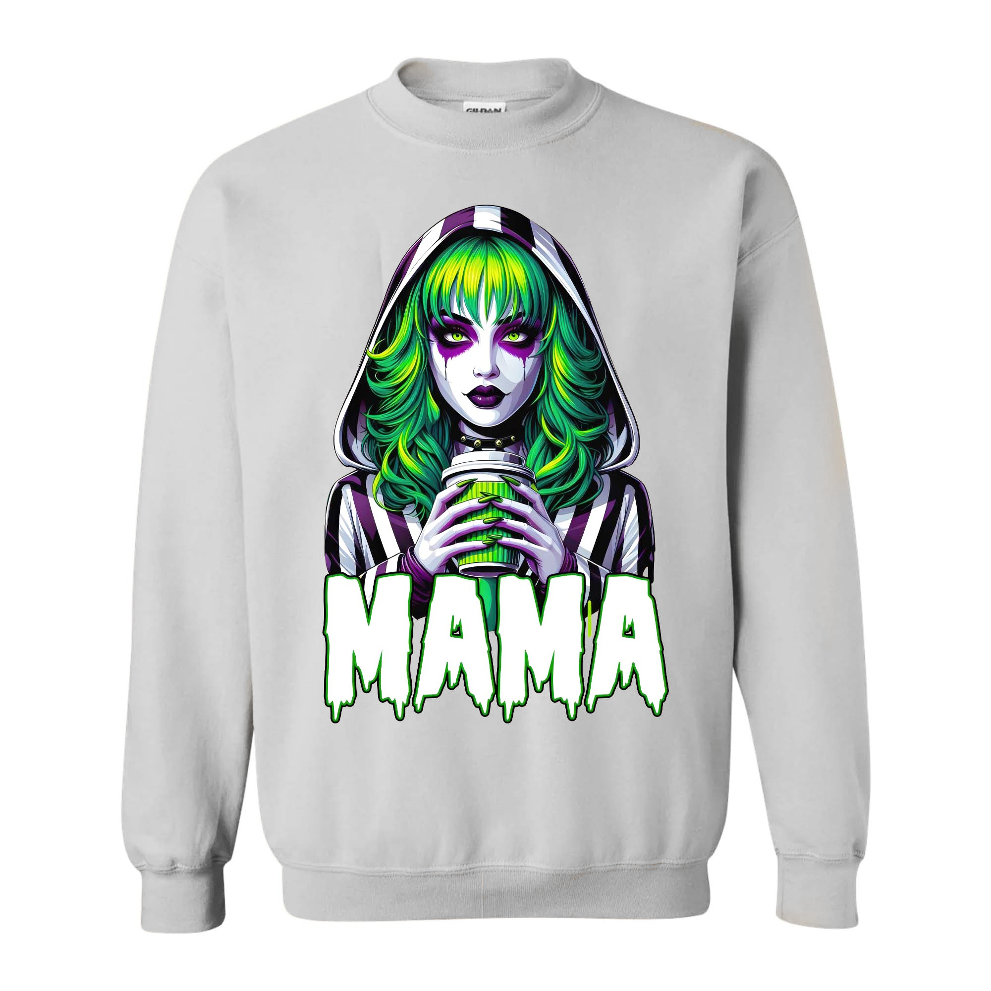 Spooky MaMa Horror Halloween Sweatshirt