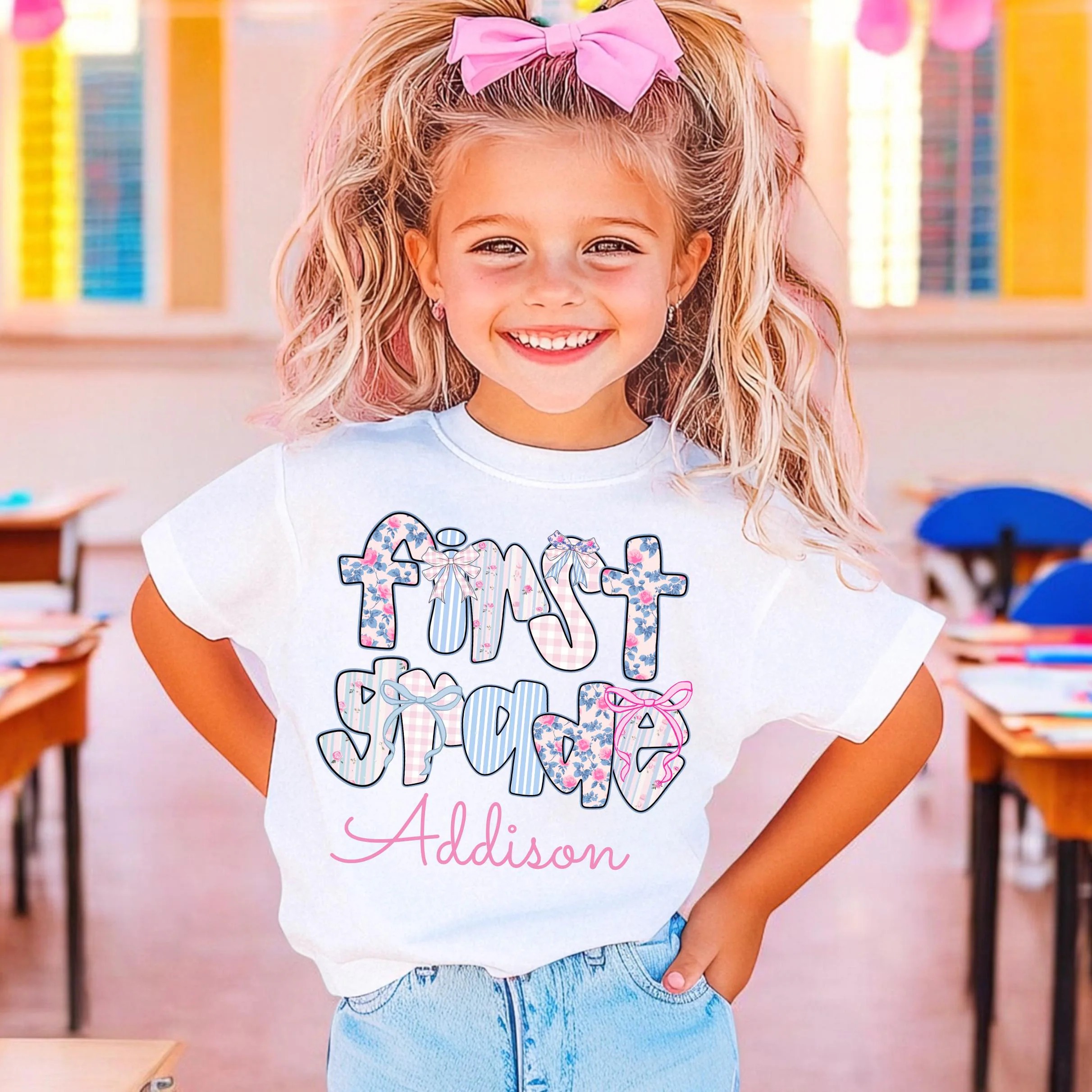 Custom Back to School T-Shirt - First Grade