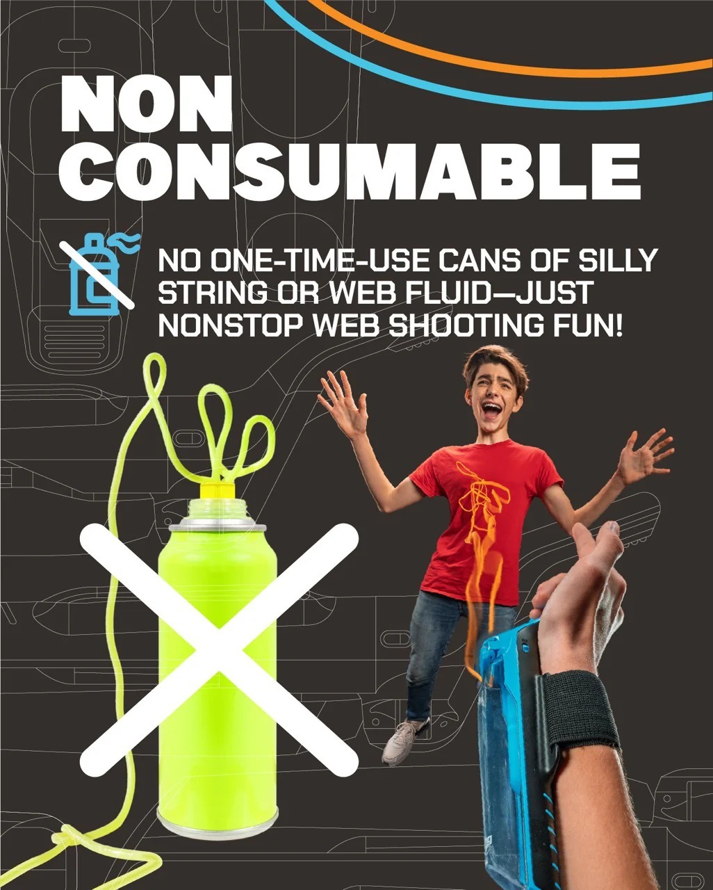 StringBlaze X – Real-Life Web Shooter Toy 🕸️⚡