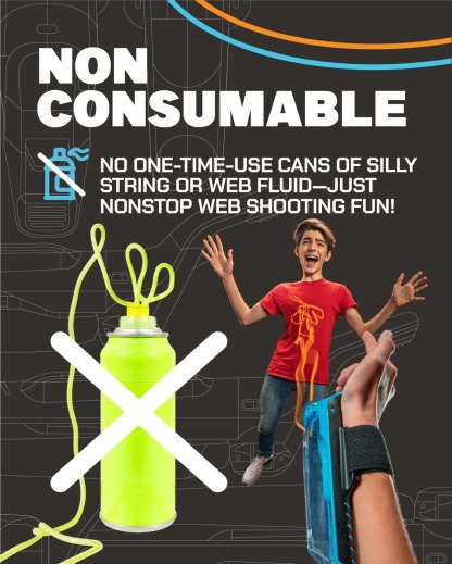 StringBlaze X – Real-Life Web Shooter Toy 🕸️⚡