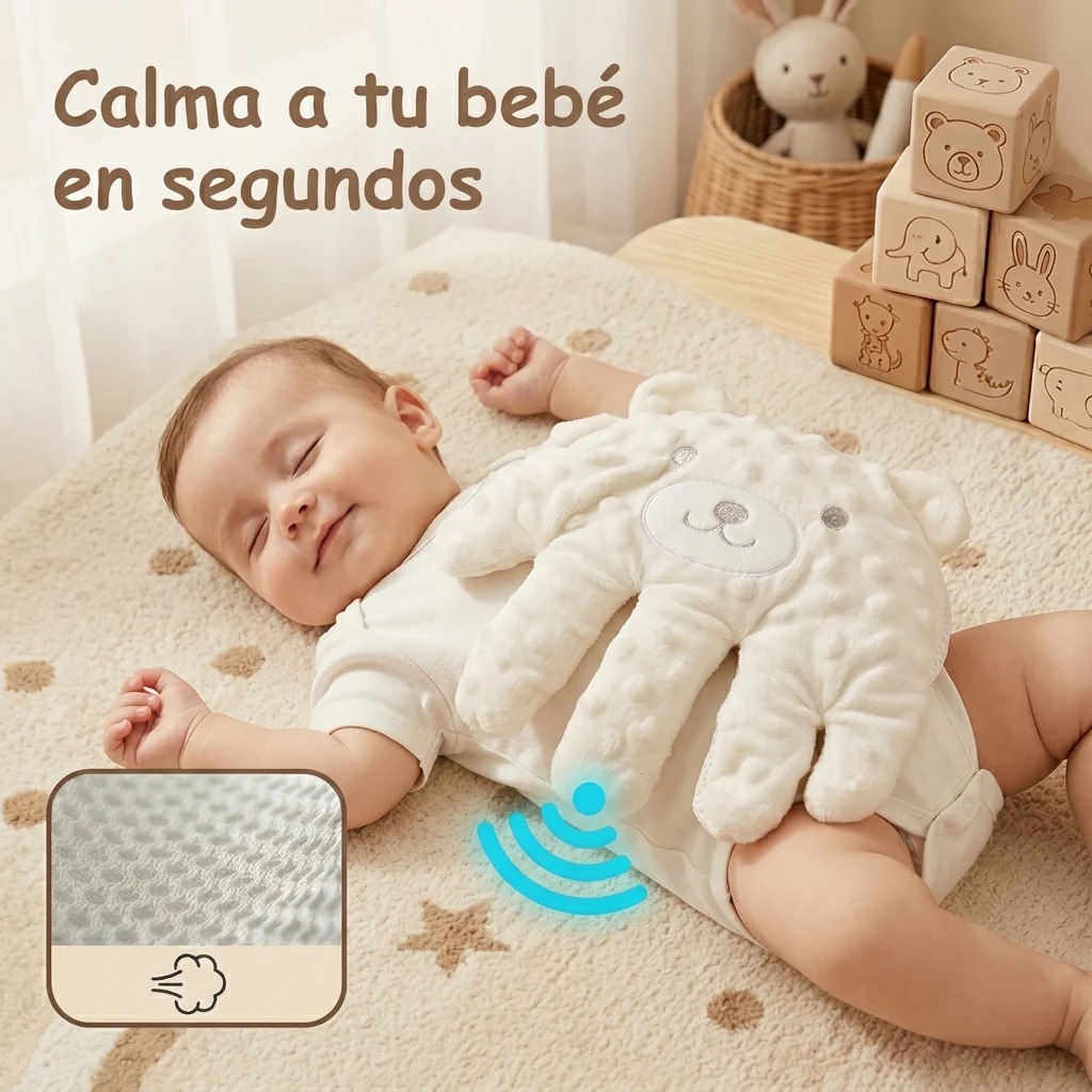 Baby Soothing Plush Toy – Gentle Patting Sleep Companion for Infants