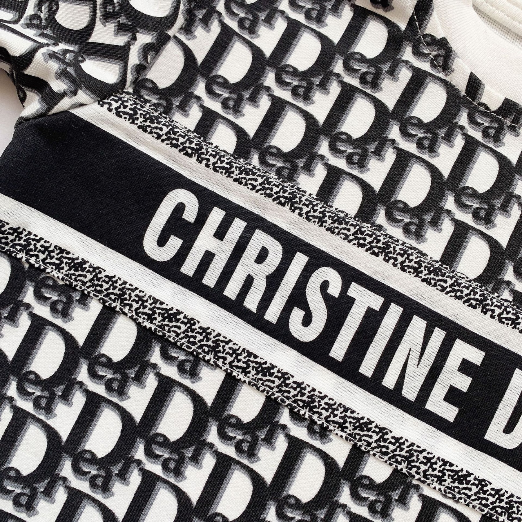 Baby Boy All-Over Letter Print Long-Sleeve Snap Jumpsuits