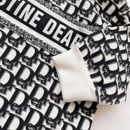 Baby Boy All-Over Letter Print Long-Sleeve Snap Jumpsuits