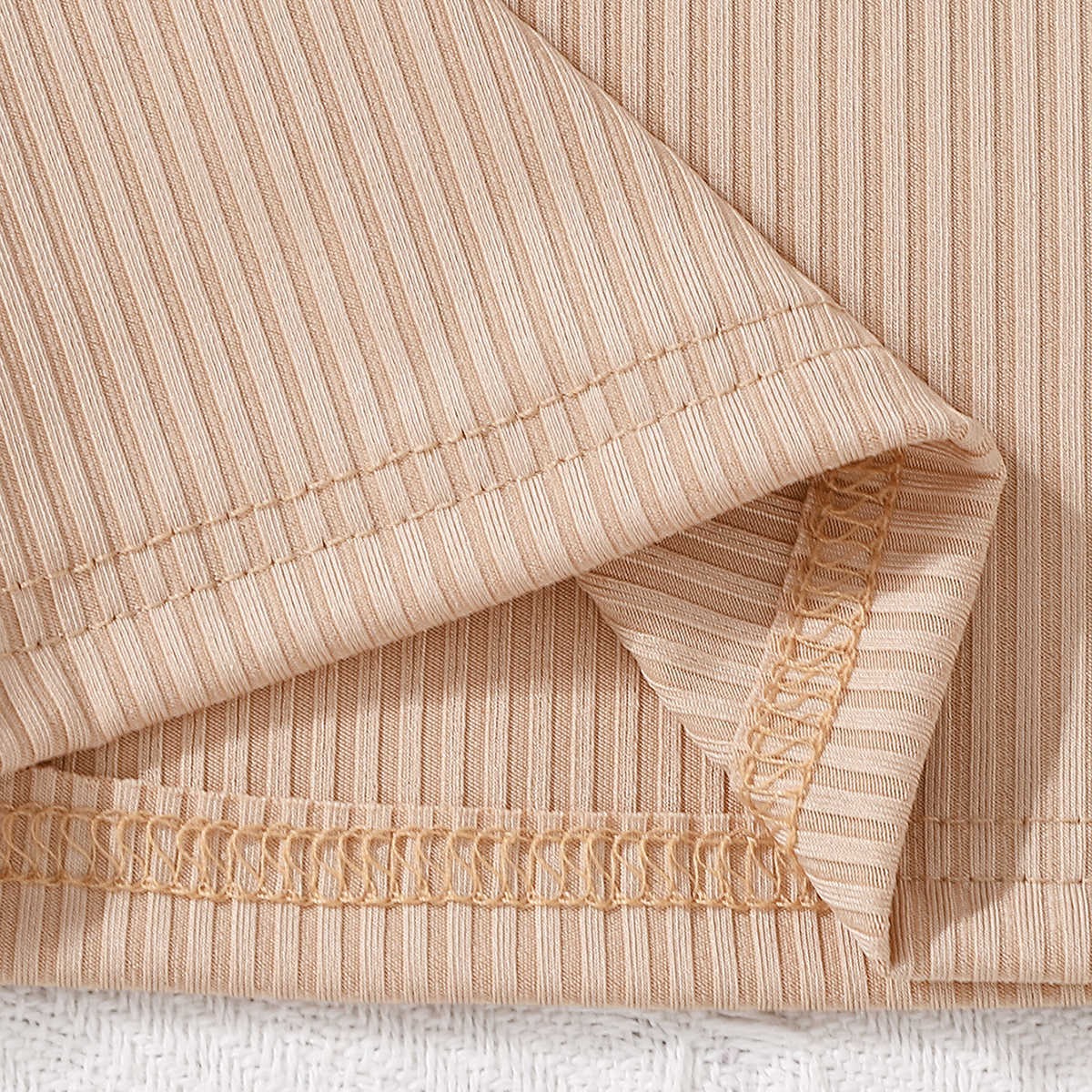 3pcs Baby Girl Halter Neck Tee & Plaid Skirt With Bow Headband