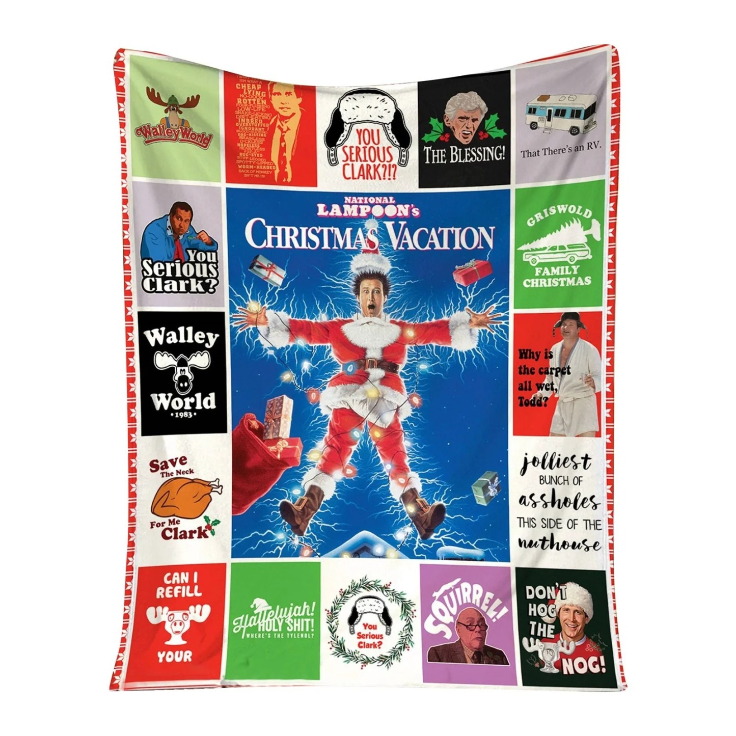 National Lampoon's Christmas Vacation Funny Fleece Blanket