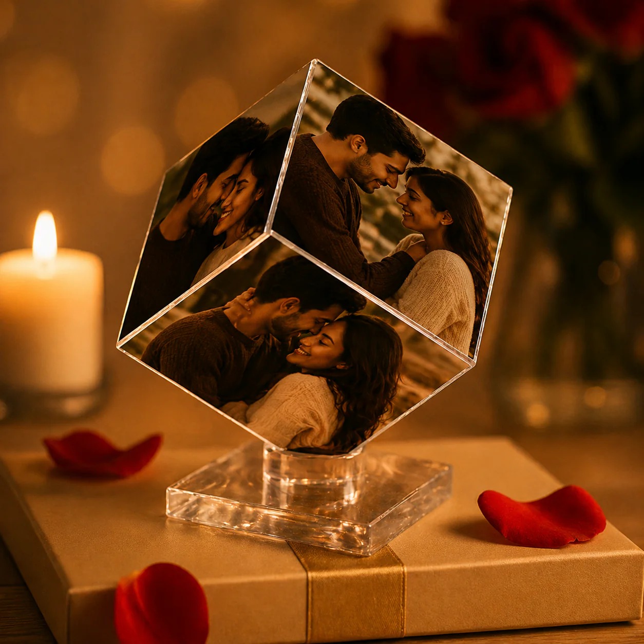 ✨ Custom Photo Cube Light – Turn Your Memories Into a Cozy Glow 📸💡