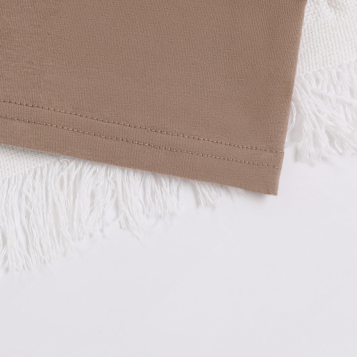 2pcs Toddler Boys Patchwork Tank Top & Roll-Up Cargo Shorts