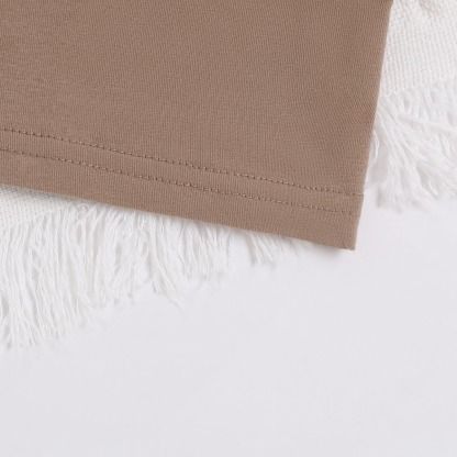 2pcs Toddler Boys Patchwork Tank Top & Roll-Up Cargo Shorts