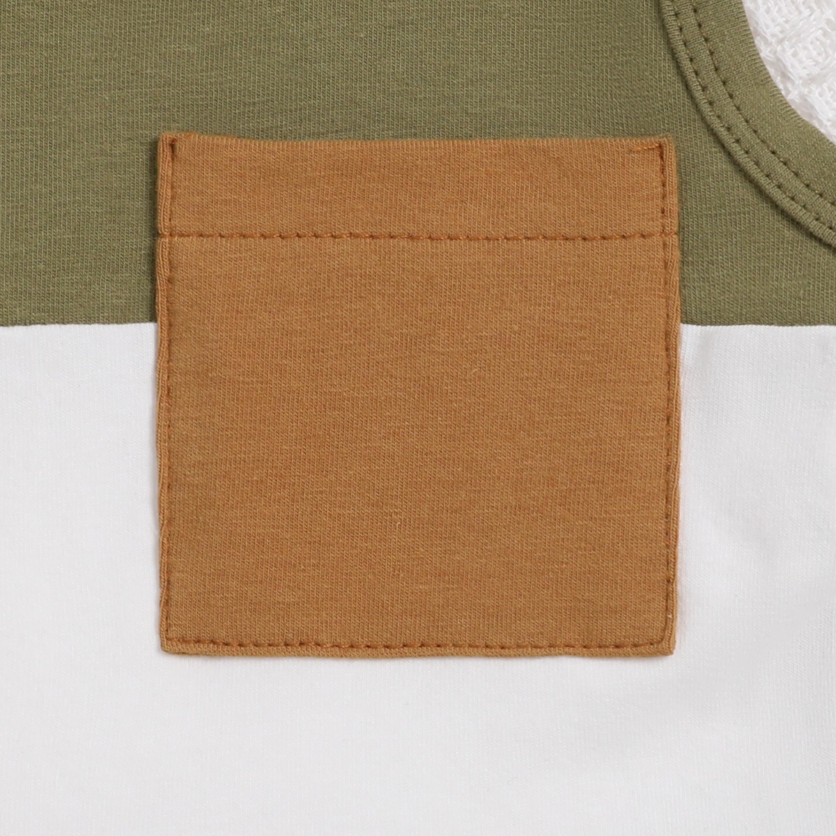 2pcs Toddler Boys Patchwork Tank Top & Roll-Up Cargo Shorts