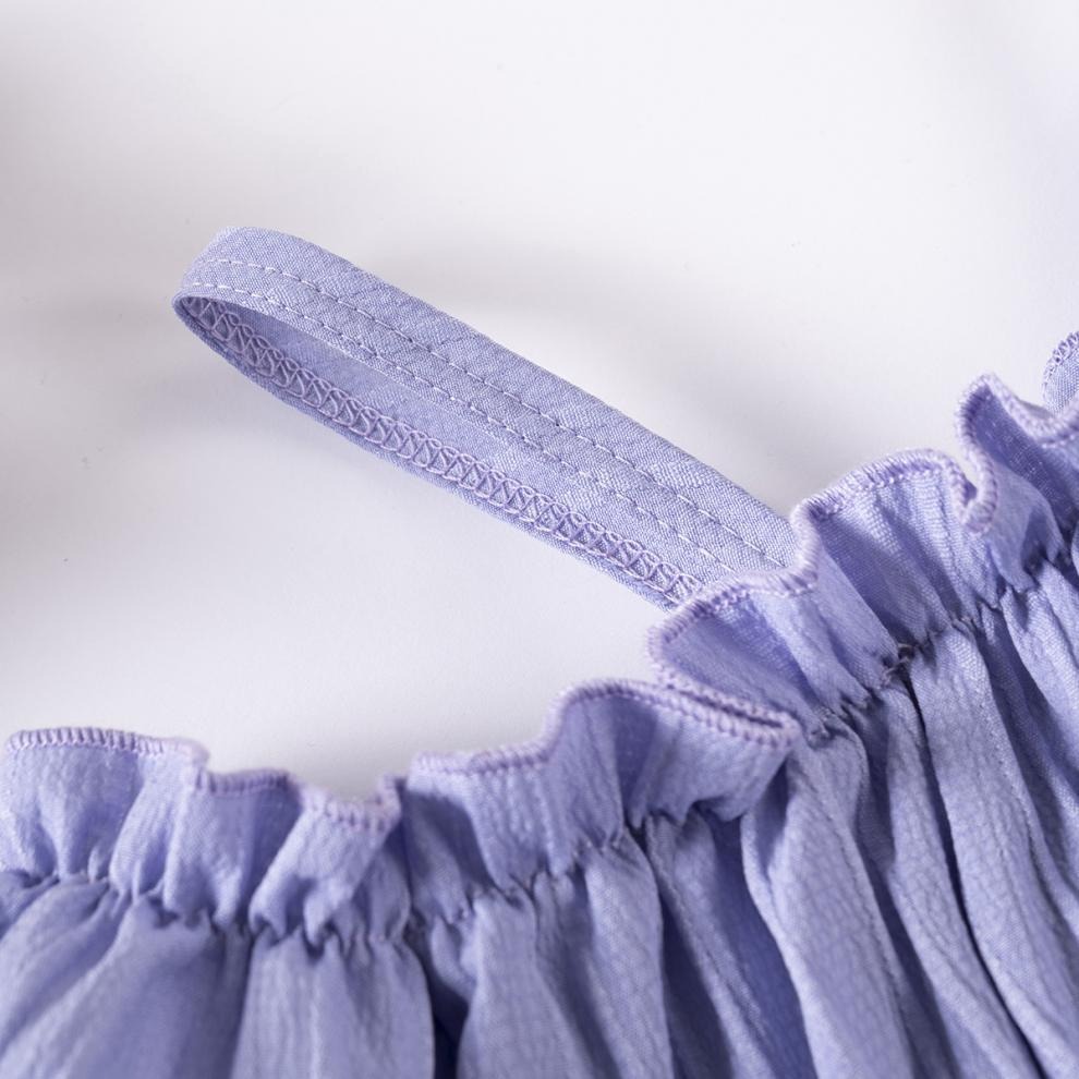 2pcs Toddler Girls Ruffle Puff Sleeve Top & High Waist Ruffle Hem Skirt