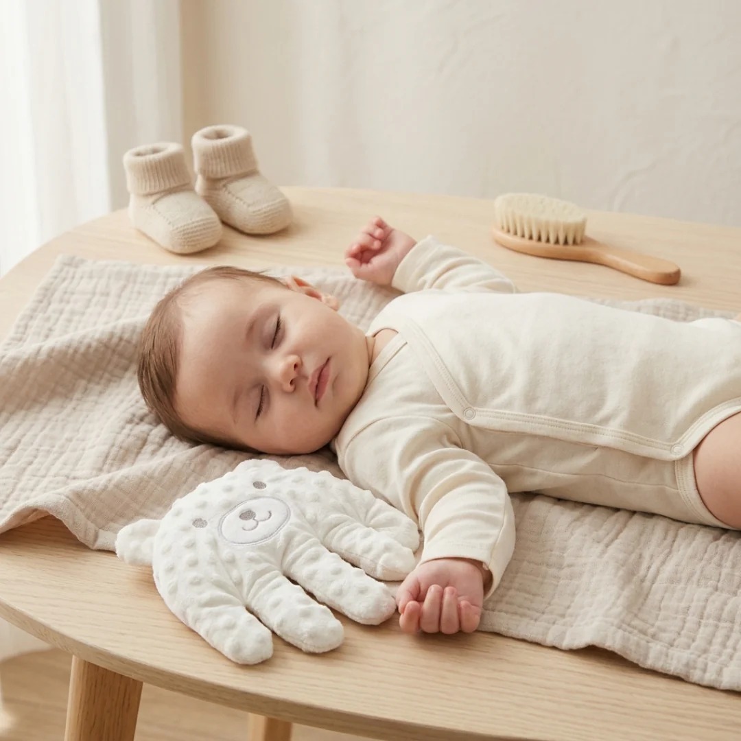 Baby Soothing Plush Toy – Gentle Patting Sleep Companion for Infants