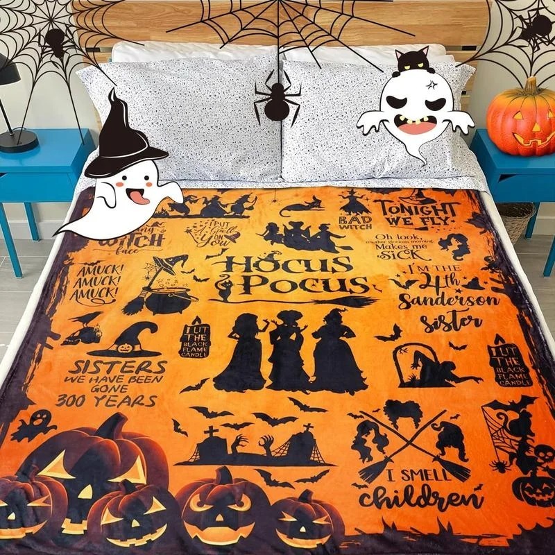 Witch Movie Halloween Blanket 