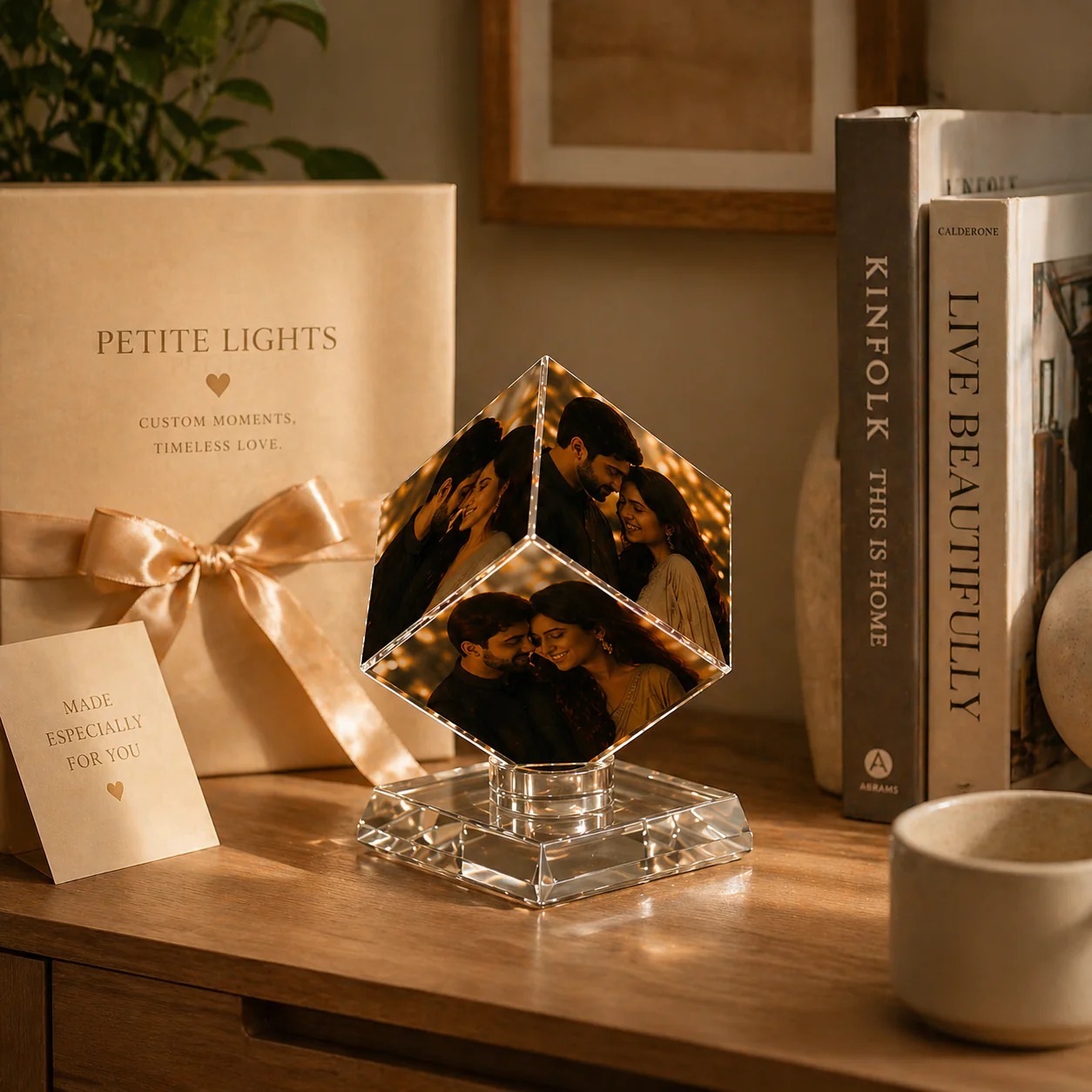 ✨ Custom Photo Cube Light – Turn Your Memories Into a Cozy Glow 📸💡