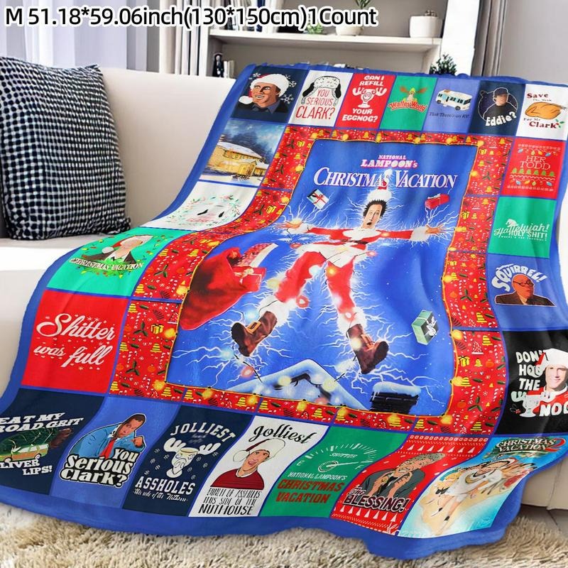 Christmas Themed Patchwork Blanket