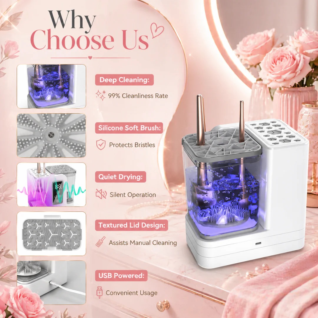 Electric Makeup Brush Cleaner