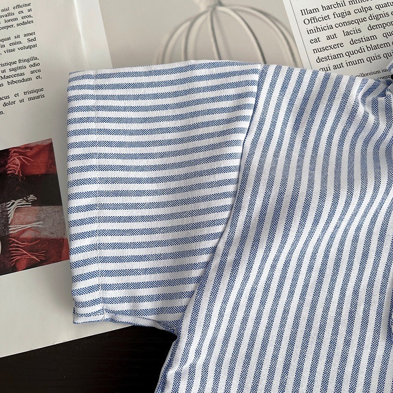 2pcs Toddler Boys Vertical Stripe Shirt & Formal Pants