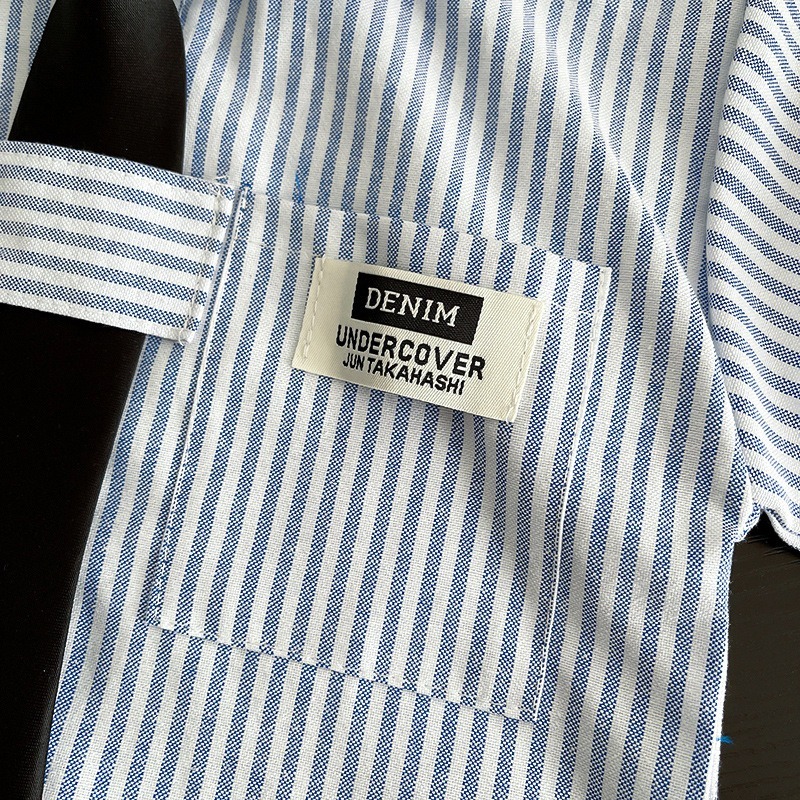 2pcs Toddler Boys Vertical Stripe Shirt & Formal Pants