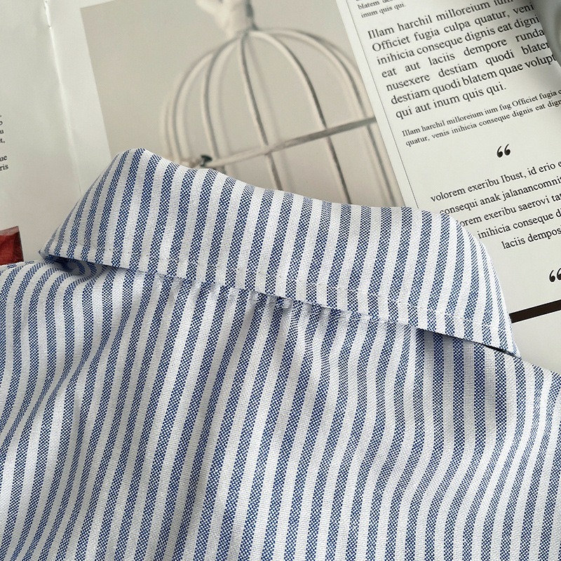 2pcs Toddler Boys Vertical Stripe Shirt & Formal Pants