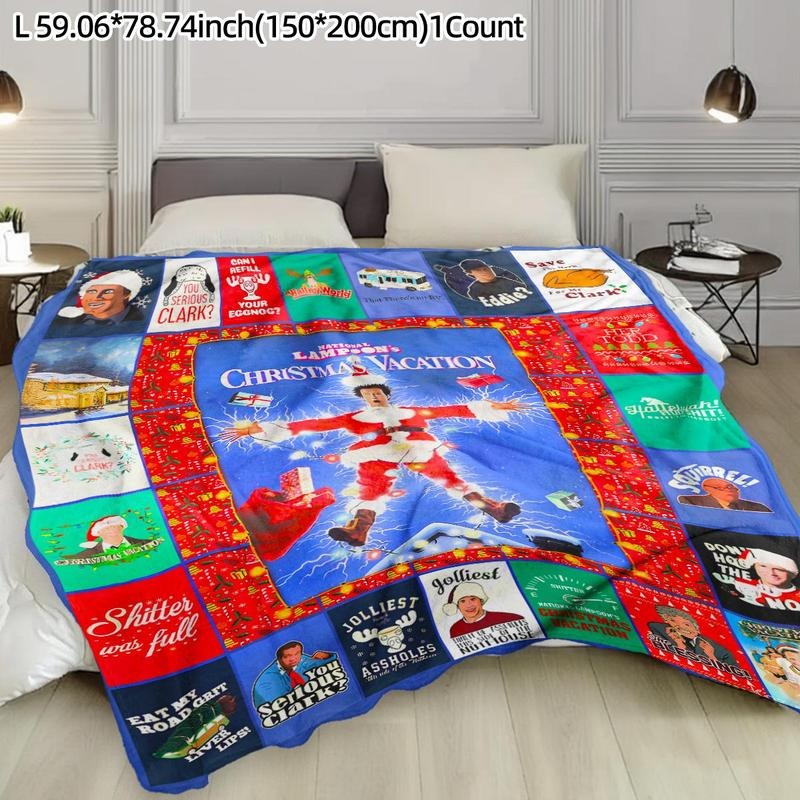 Christmas Themed Patchwork Blanket