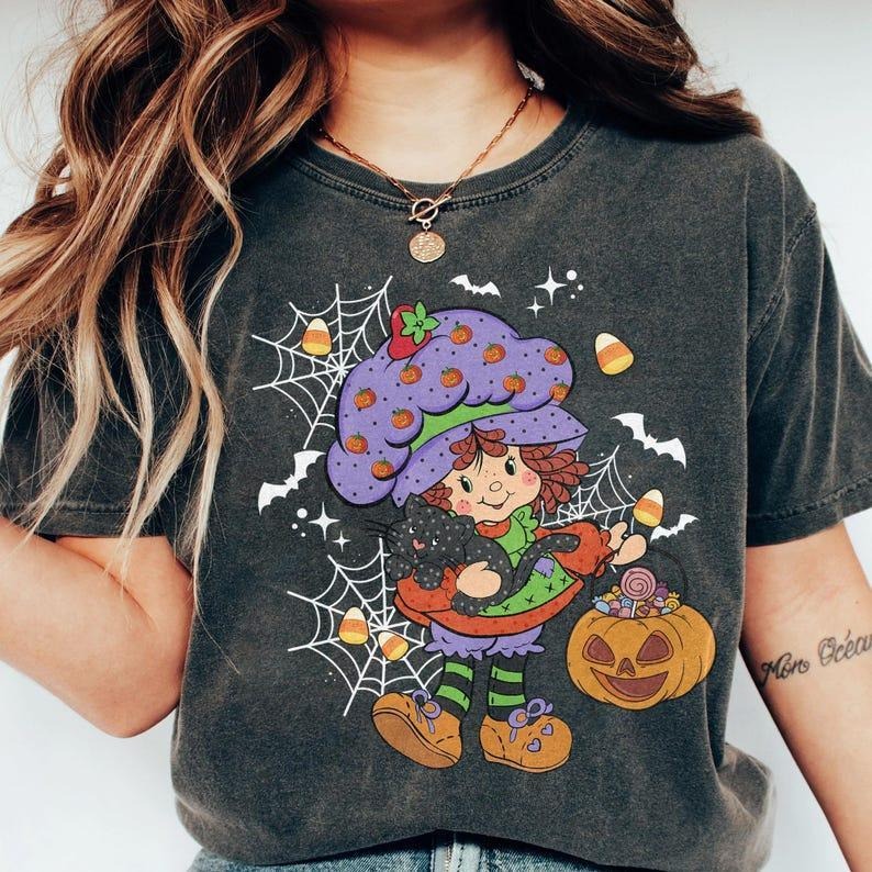 Vintage Strawberry Shortcake Halloween Tee