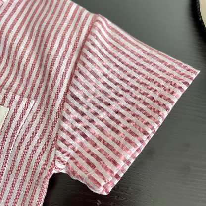 2pcs Toddler Boys Vertical Stripe Shirt & Formal Pants