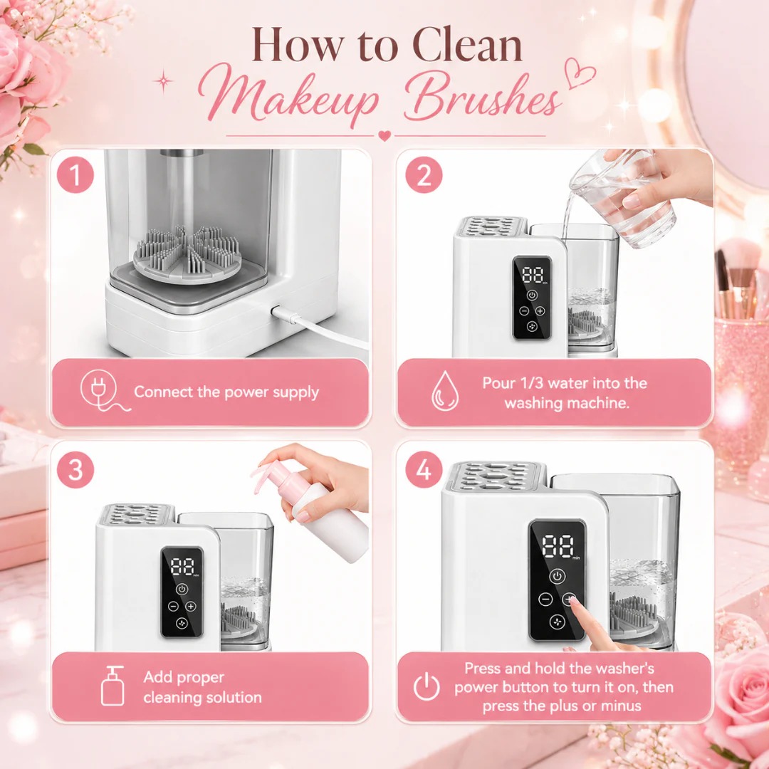 Electric Makeup Brush Cleaner