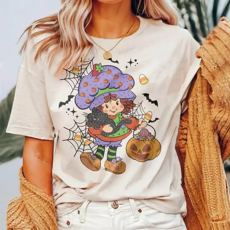 Vintage Strawberry Shortcake Halloween Tee