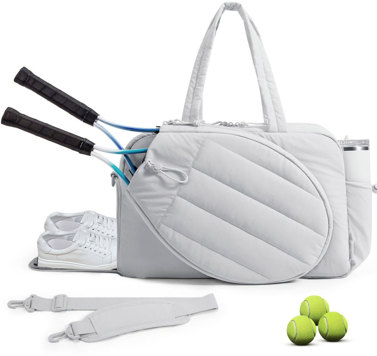 42L Tennis & Padel Sports Bag – Waterproof Multi-Compartment Gym Travel Bag with Shoe Pocket 🎾