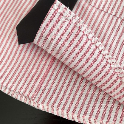 2pcs Toddler Boys Vertical Stripe Shirt & Formal Pants