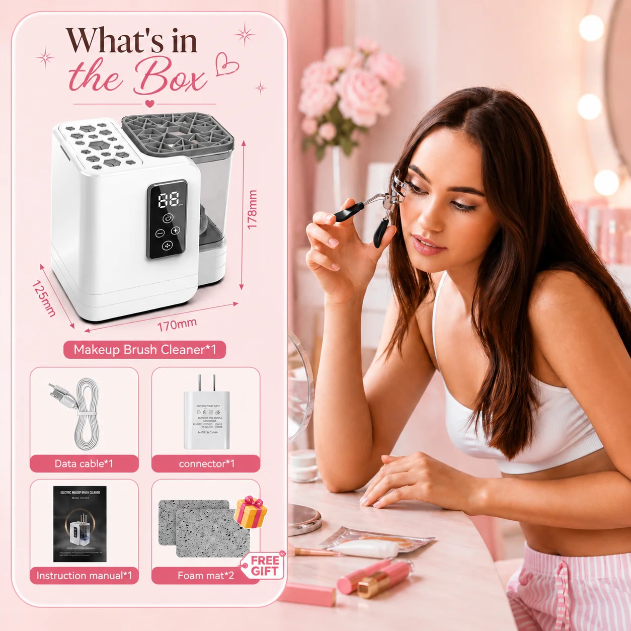 Electric Makeup Brush Cleaner