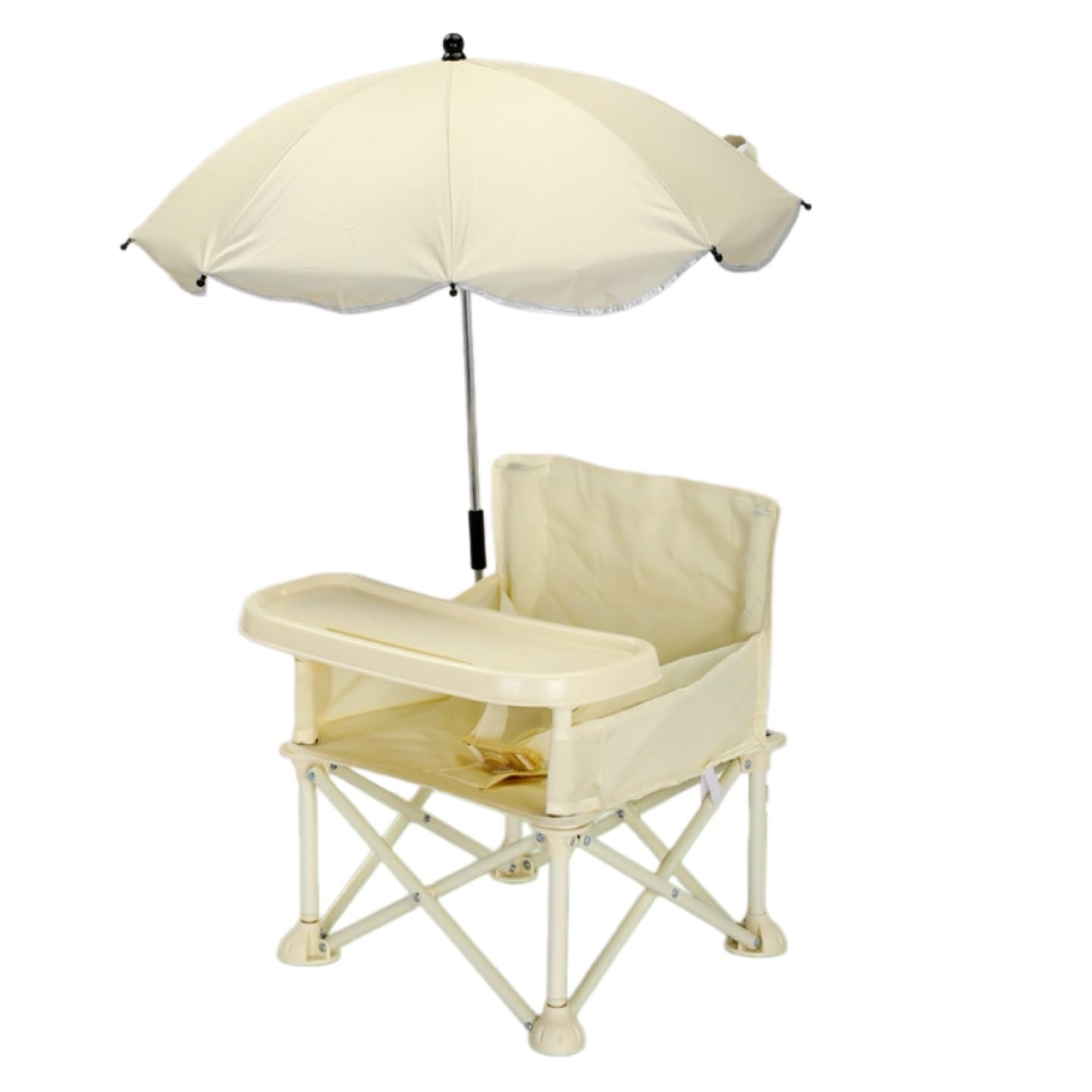 Kids Folding Beach Chair with Umbrella – Portable Travel Seat with Tray & Storage Bag 🏖️☀️👶